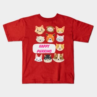 Happy Purring Kids T-Shirt